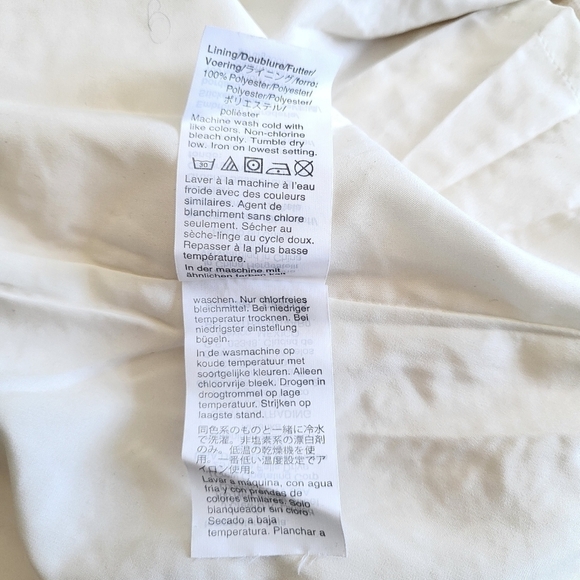 New Madewell Embroidered Pleated Voile Wrap Ivory Midi Dress NWT XL/10 US - Picture 16 of 17